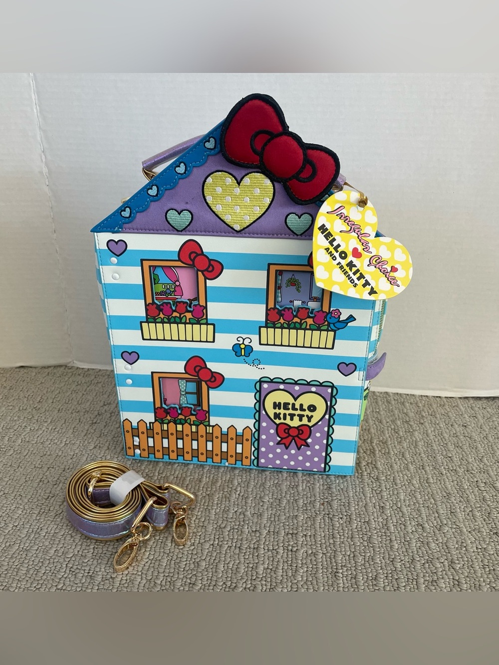 NWT irregular choice hello kitty house crossbody - Picture 3 of 12